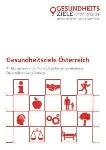 Langfassung Deutsch Gesundheitsziele Oesterreich